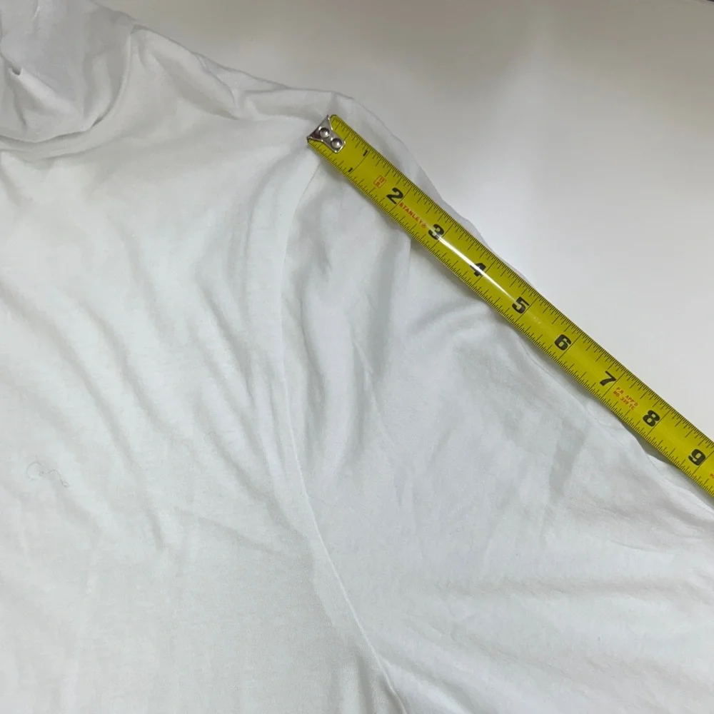 NWT J. Crew Women’s Plus Size 3X White Long Sleeve Tissue Turtleneck - Picture 6 of 11
